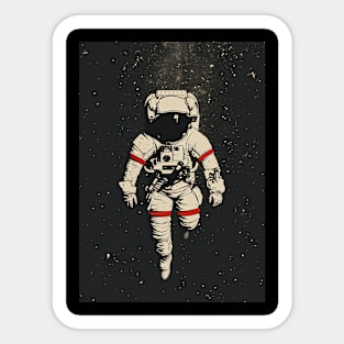 Hero Astronaut Sticker